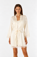 AURORA Robe Cami Set – IVORY