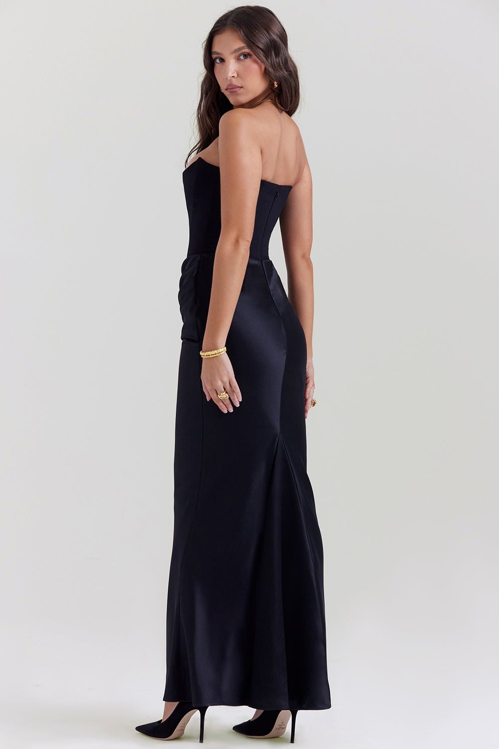 LILY Maxi Dress - BLACK