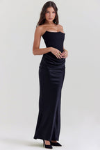 LILY Maxi Dress - BLACK
