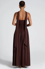 NEITH Maxi Dress - BROWN