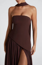 NEITH Maxi Dress - BROWN