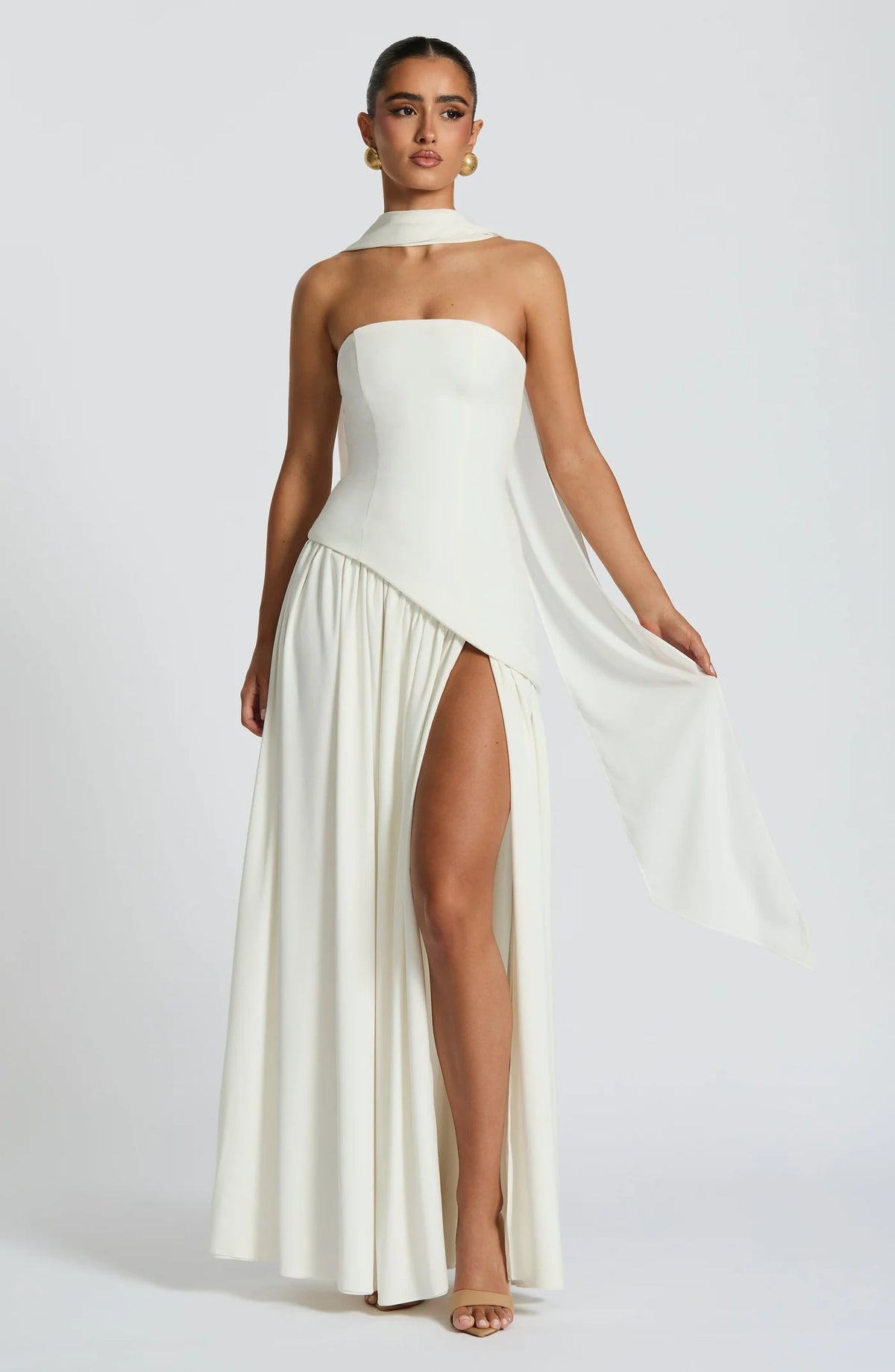 NEITH Maxi Dress - WHITE