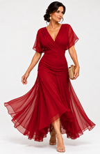 NEREIA Maxi Dress - RED