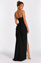 THALIA  Maxi Dress- BLACK